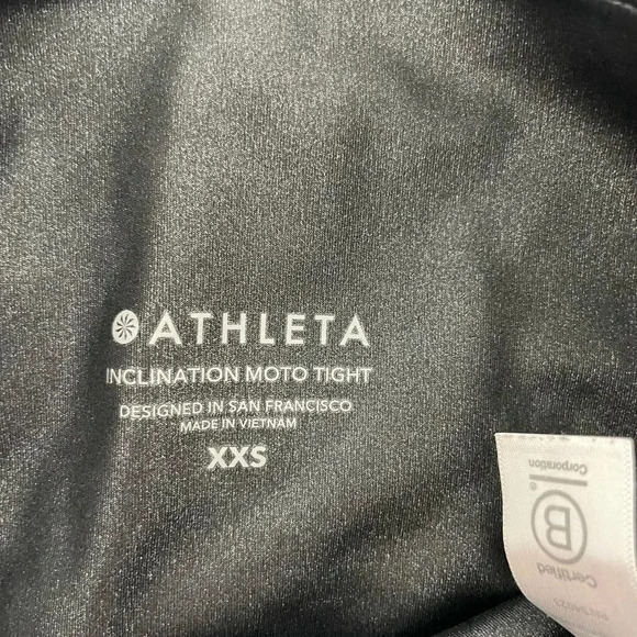 Athleta inclination motto gunmetal leggings - Picture 6 of 9